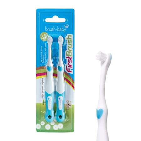 Зубная щетка классическая Brush-Baby от 0 лет 2 шт.