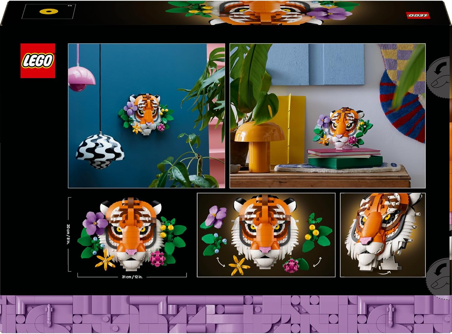 Конструктор LEGO Art Тигр 744 дет. - фото 5