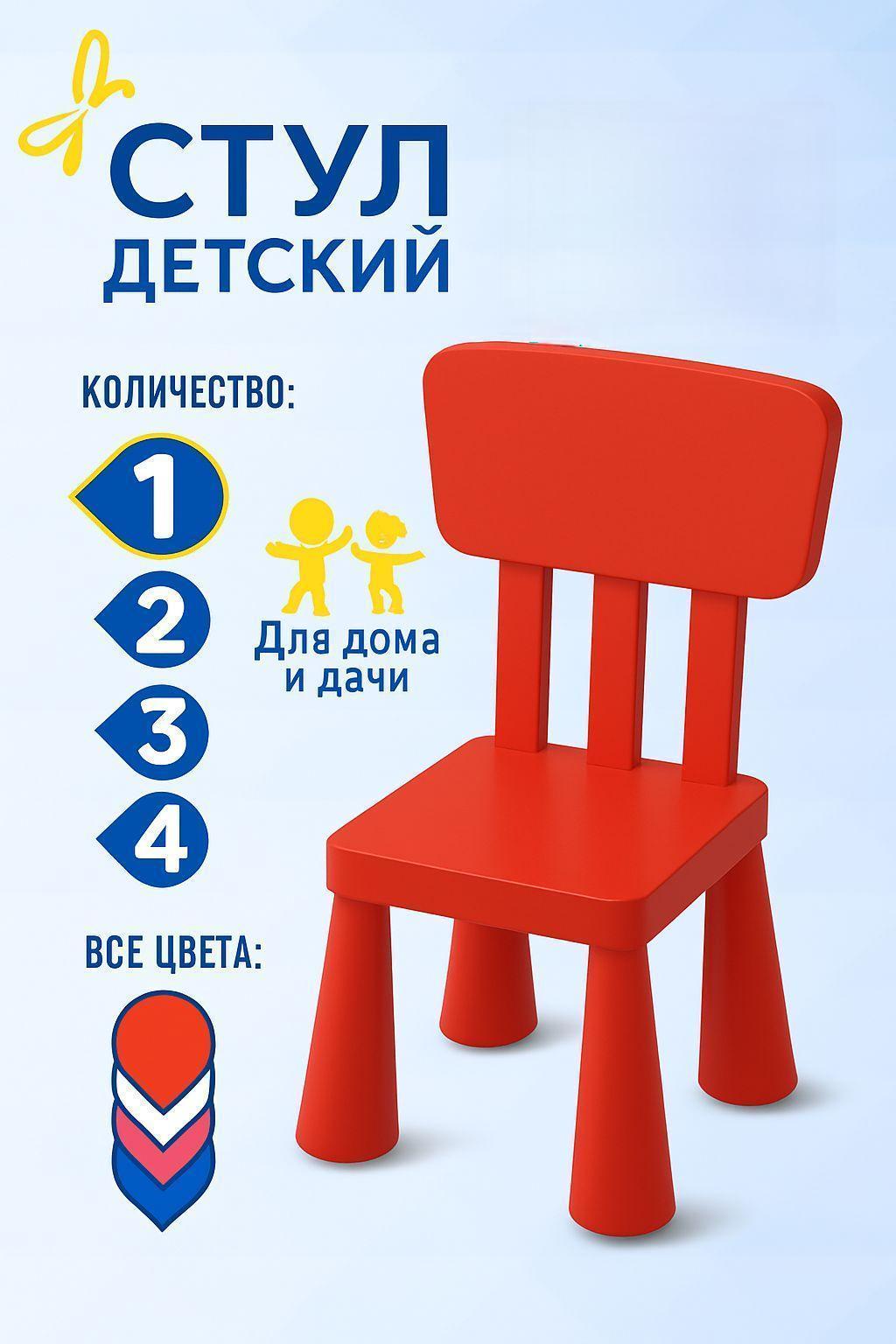Детский стул IKEA маммут - фото 1