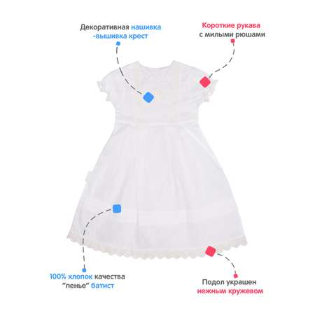 Рубашка крестильная Lucky Child
