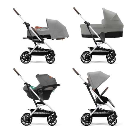 Коляска прогулочная Cybex Eezy S Twist Lava Grey