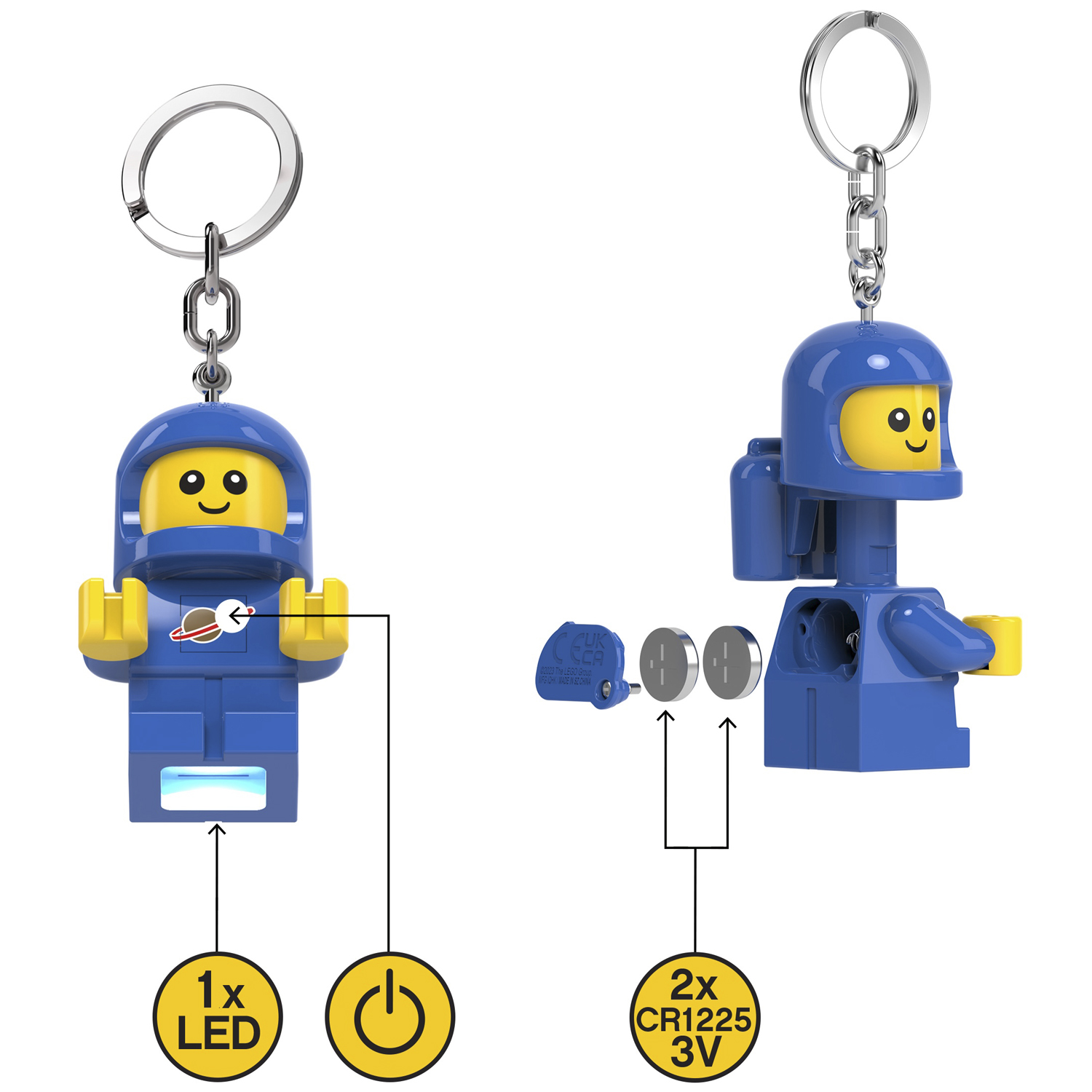 Брелок LEGO Minifigures - Малыш-космонавт 1 шт. - фото 9