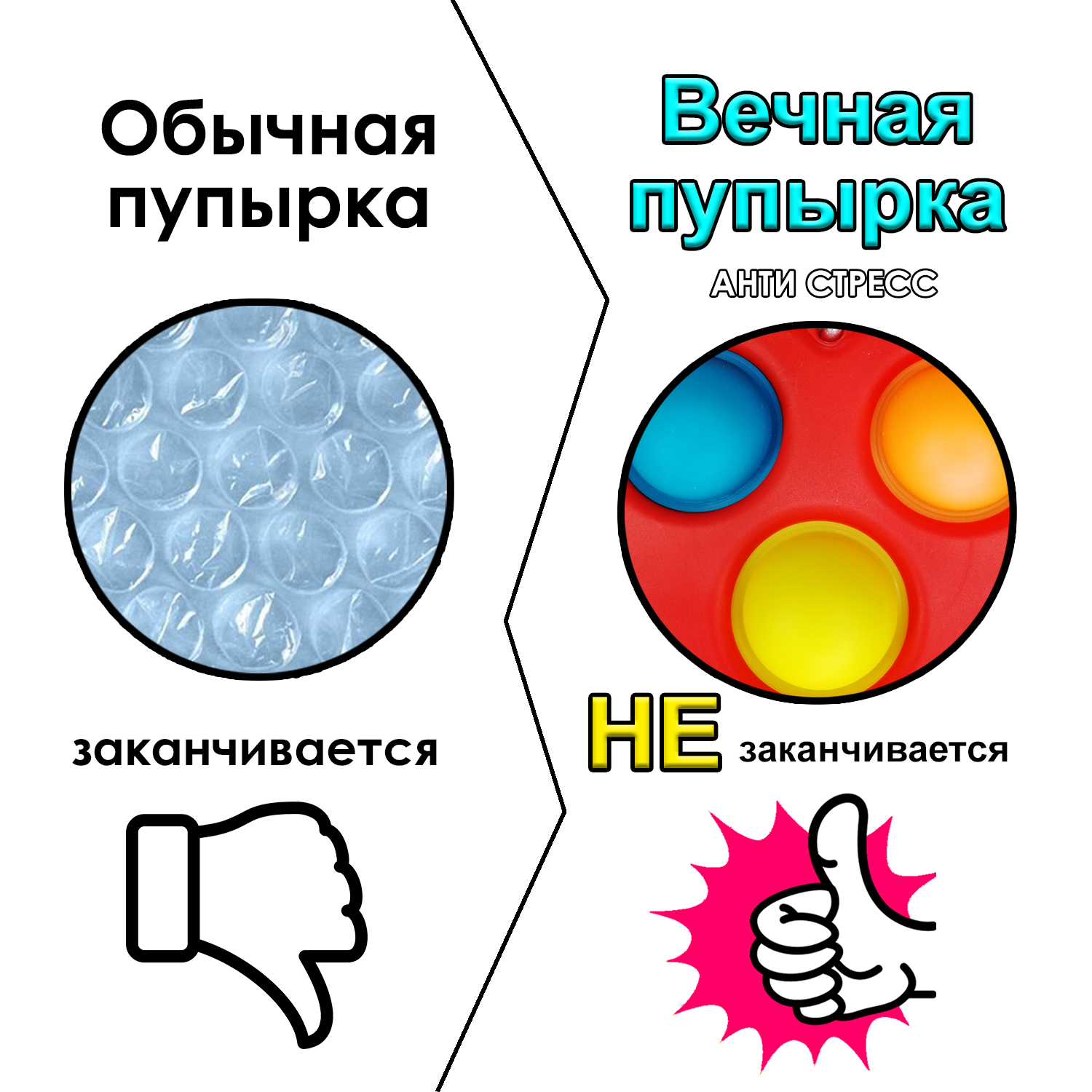 Игрушка-антистресс MINI-TOYS поп-ит - фото 2