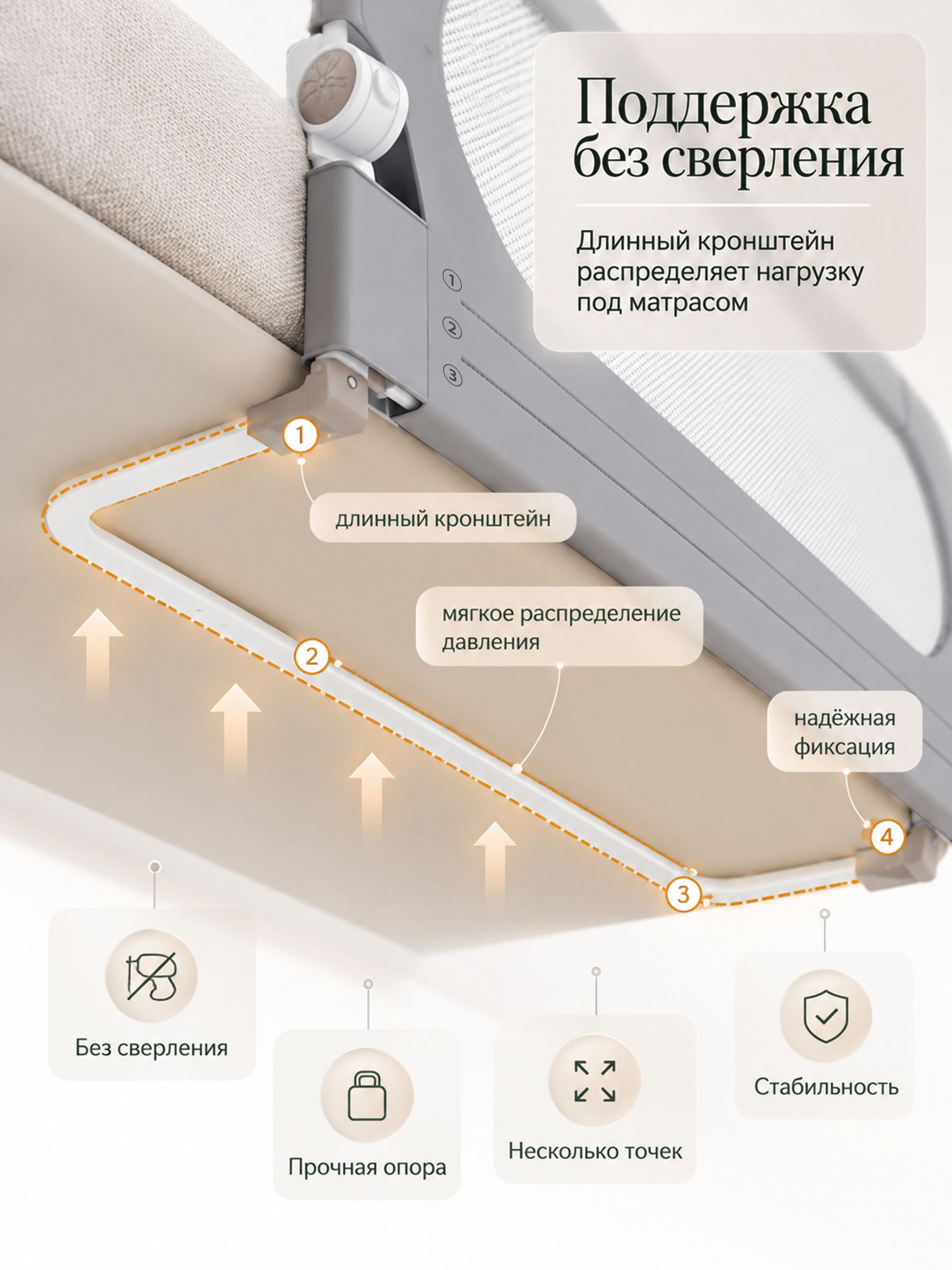Барьер-ограничитель CINLANKIDS 120 см - фото 13