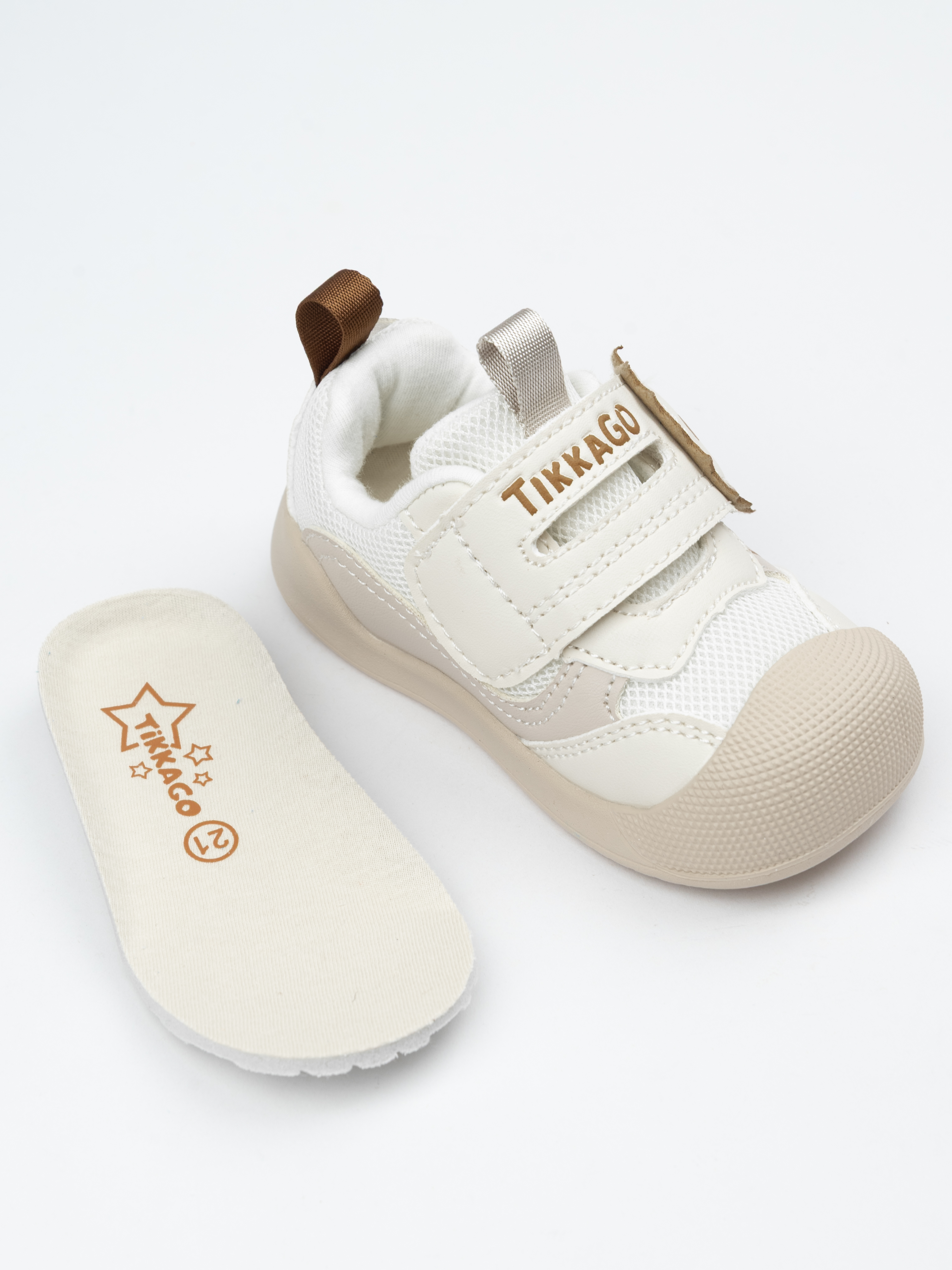Кроссовки TikkaGo 2G09_23102_beige - фото 8