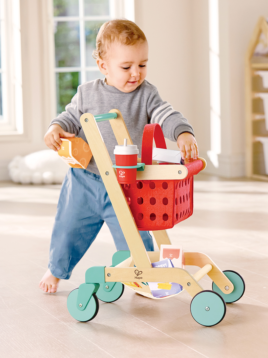 Игровой набор Hape тележки и корзинки - фото 1