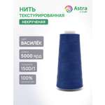 Нитки Astra Craft текстурированные некрученые обметочные 150D/1 5000 ярд 1 шт 320 василек
