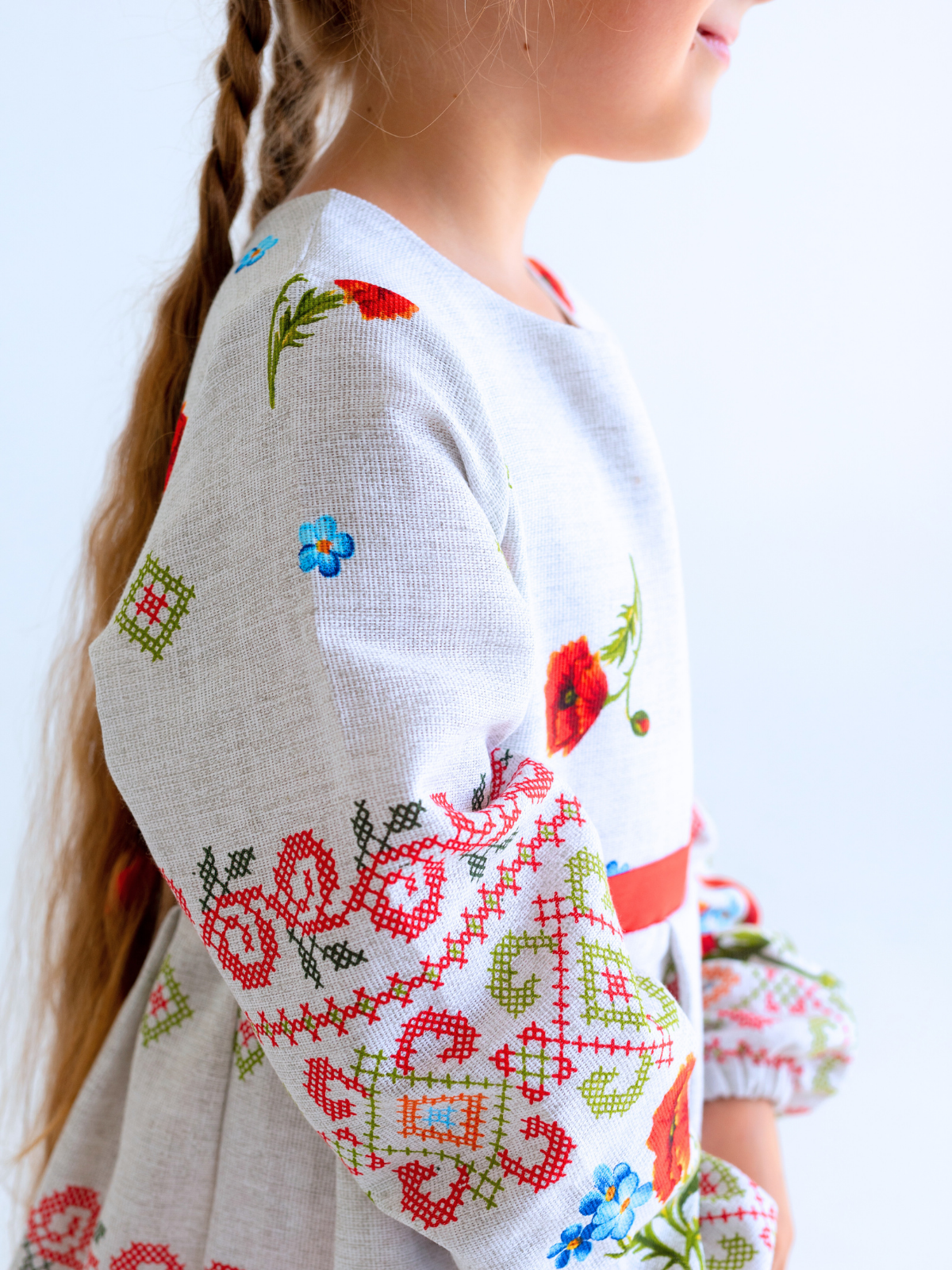 Платье MOUN платье_рогожка_дл/р_маки - фото 7