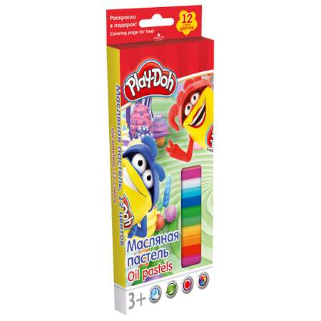 Краски масляные Kinderline 12 цв.