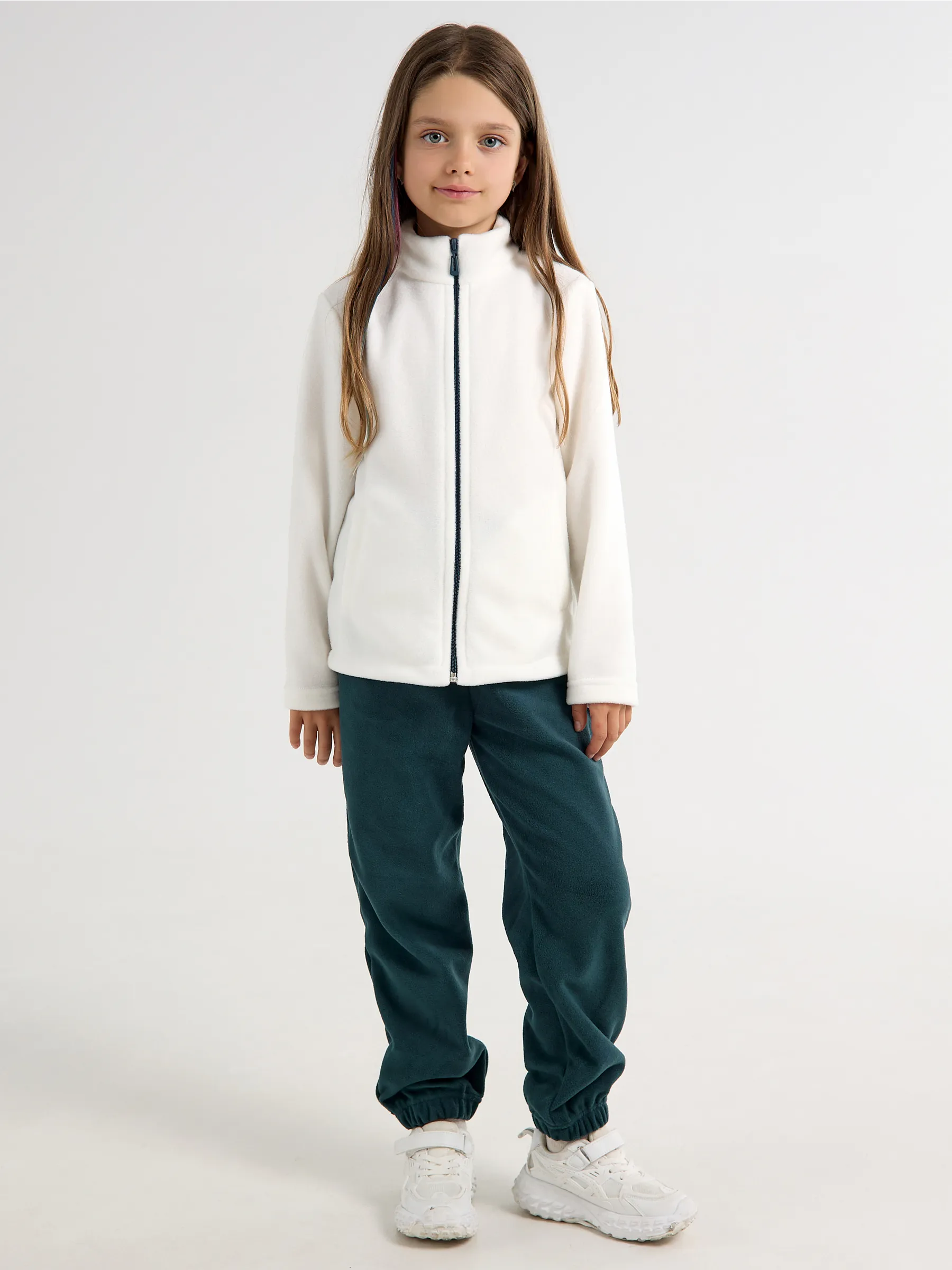 Толстовка и брюки YAXX 013--Костюм экрю/изумрудный - фото 9