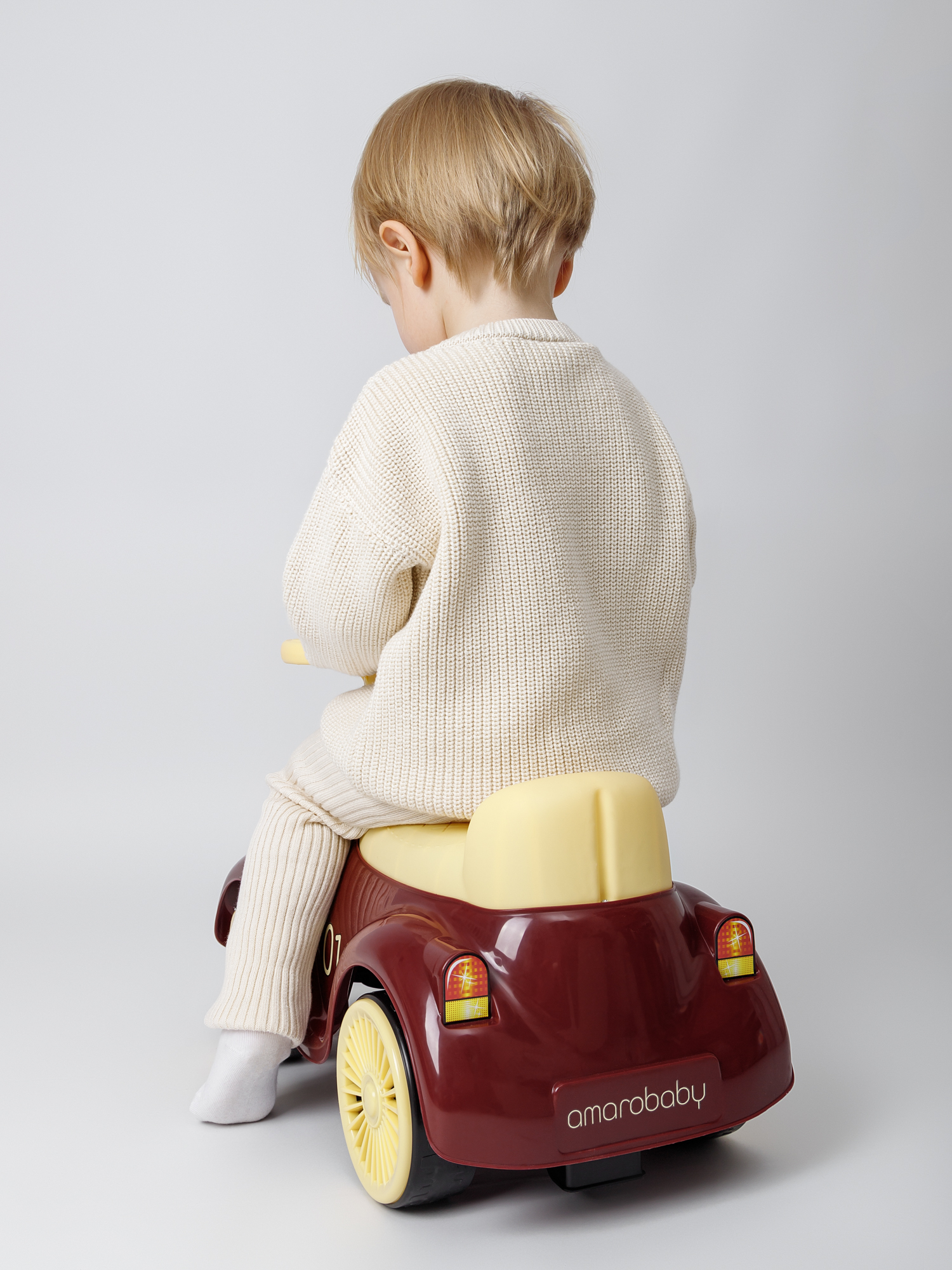 Каталка Amarobaby Retro красный в ассортименте - фото 14