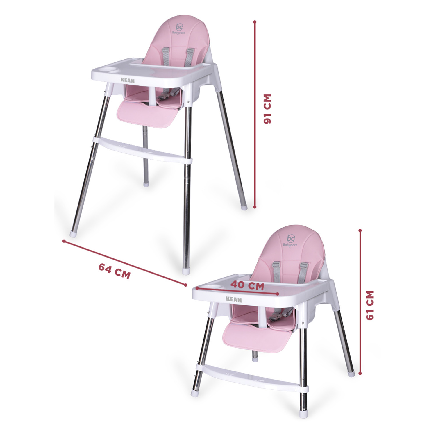 Стульчик для кормления BabyCare Kean - фото 3