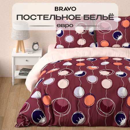 Комплект постельного белья BRAVO Билли евро 4 предм.