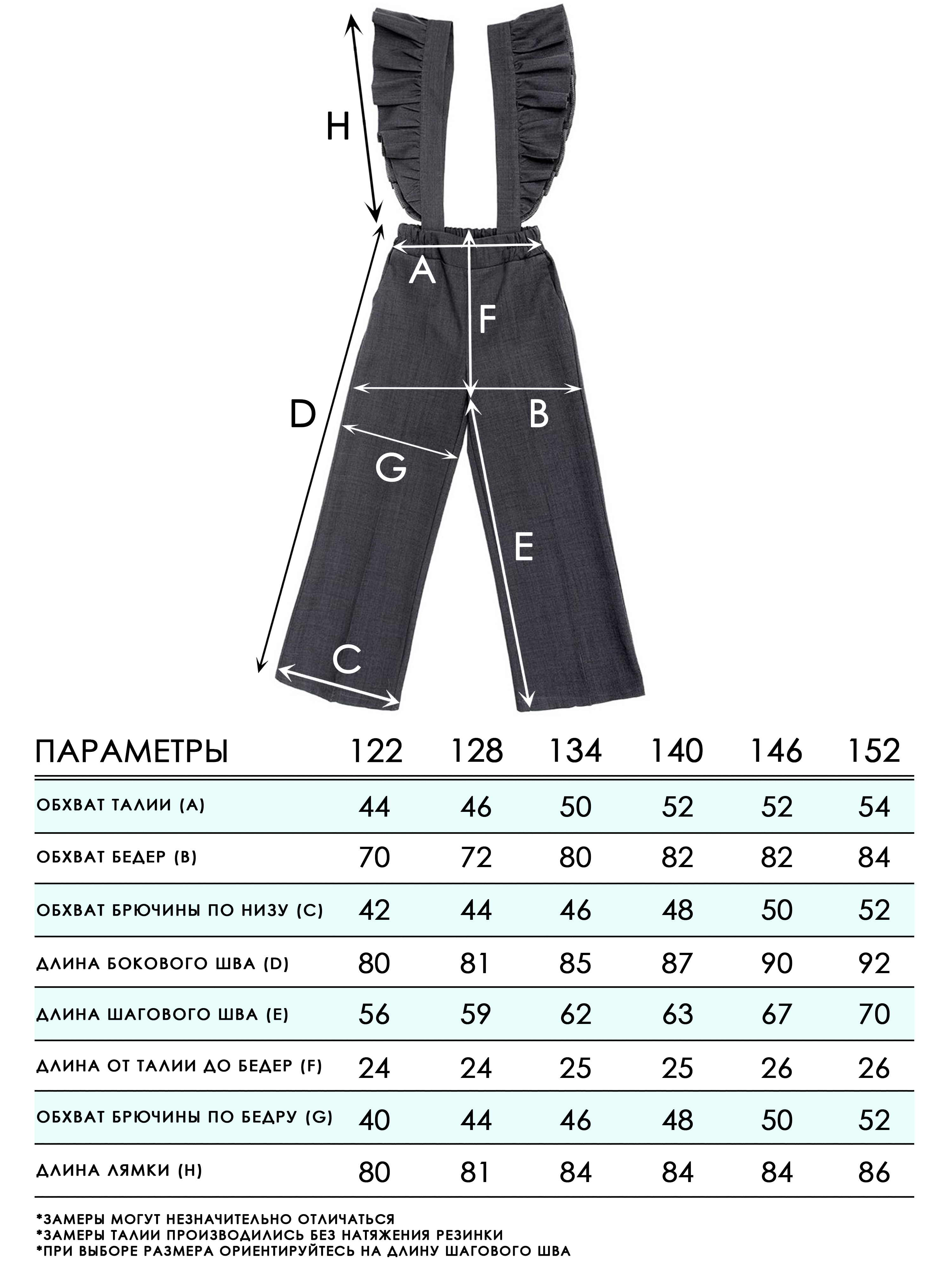 Брюки СИНЯЯ МОДА W580A-G39 - фото 6