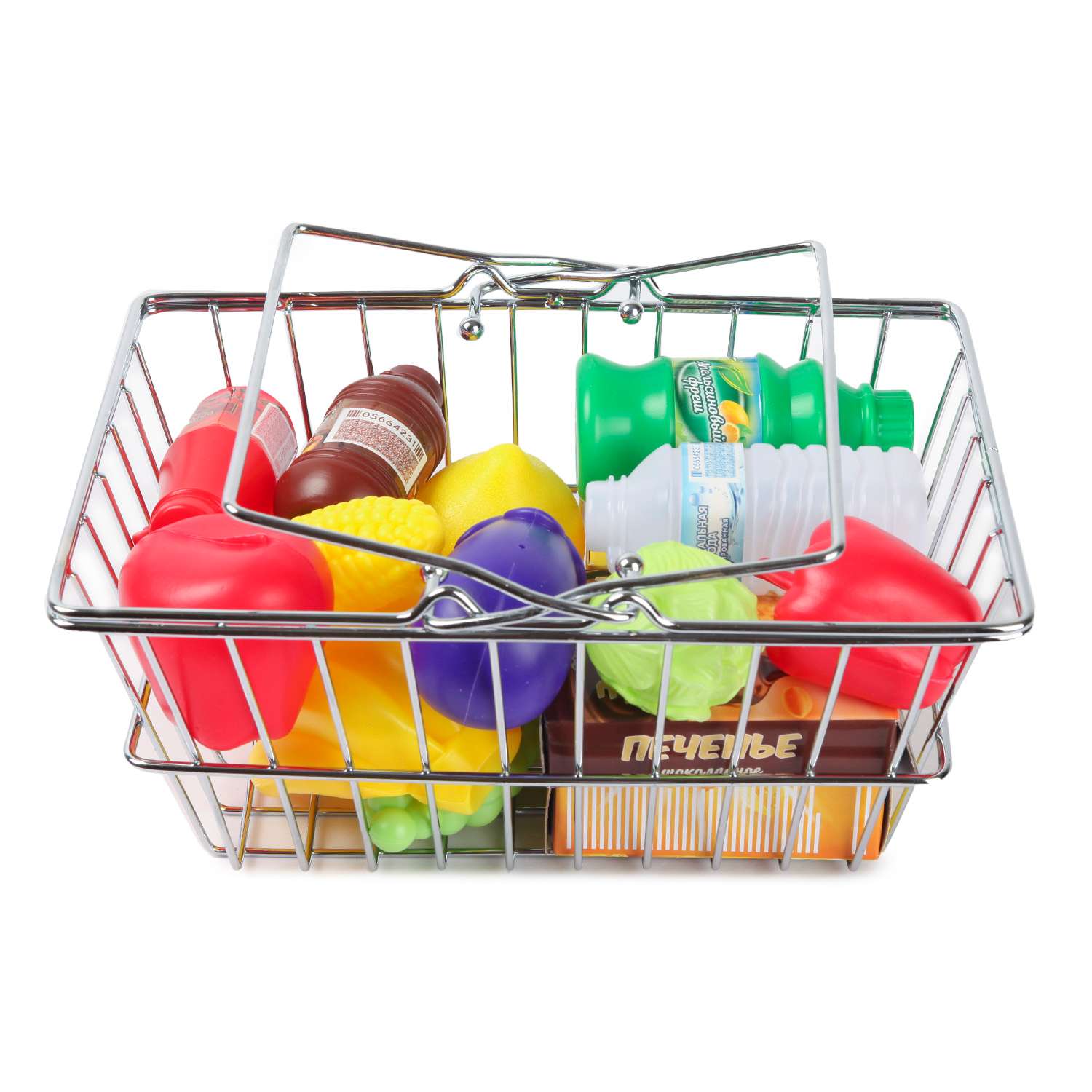 Игровой набор Demi Star продукты, тележки и корзинки, касса - фото 3