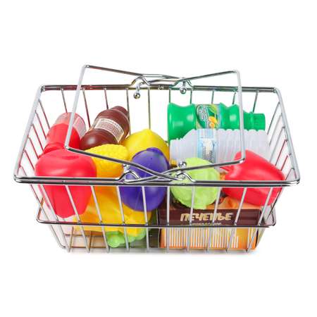 Игровой набор Demi Star продукты, тележки и корзинки, касса