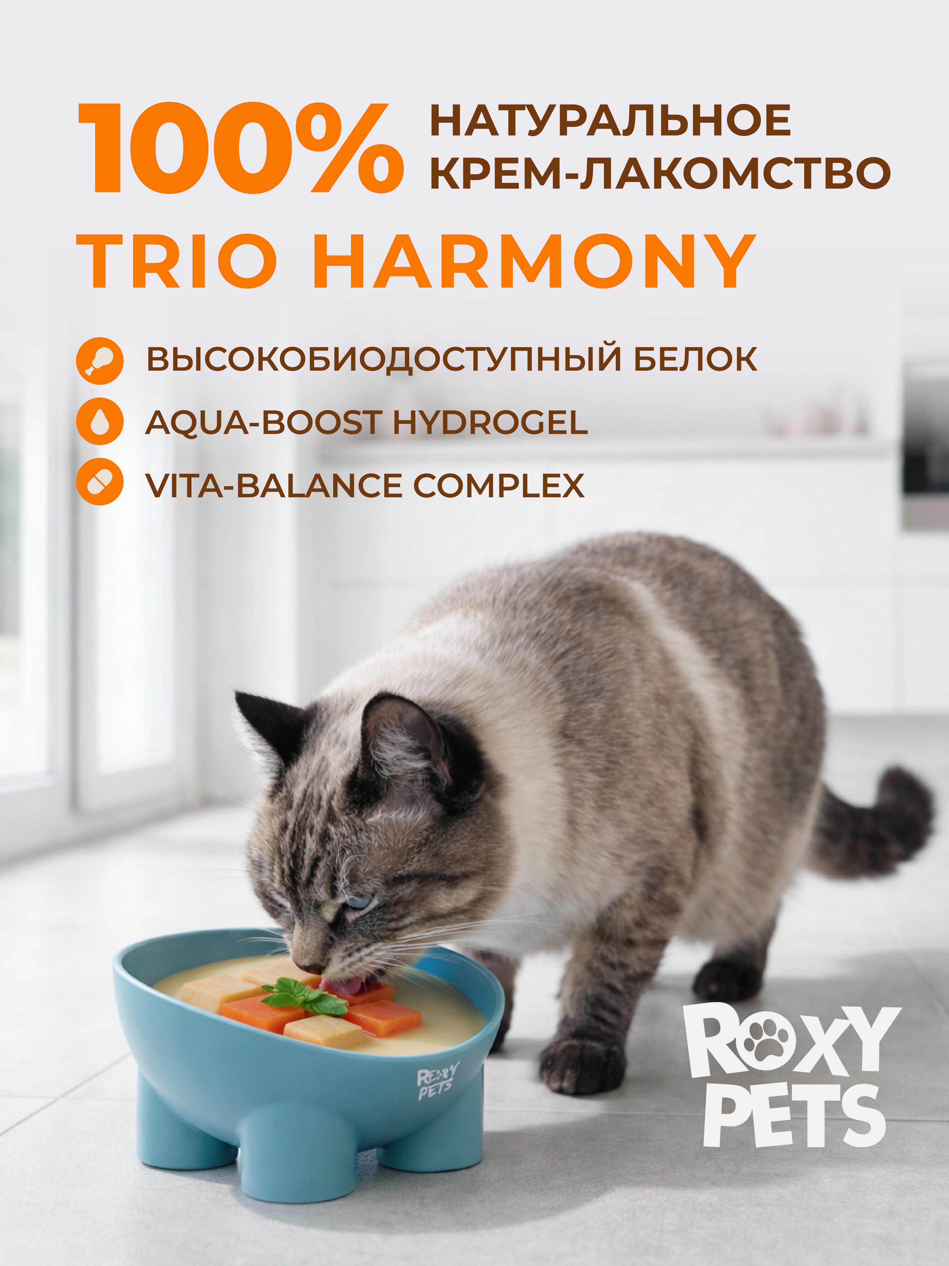 Крем-суп для кошек и котят всех пород ROXY PETS филе курицы карельского лосося и кошачьей мяты 2 уп из 10шт - фото 3