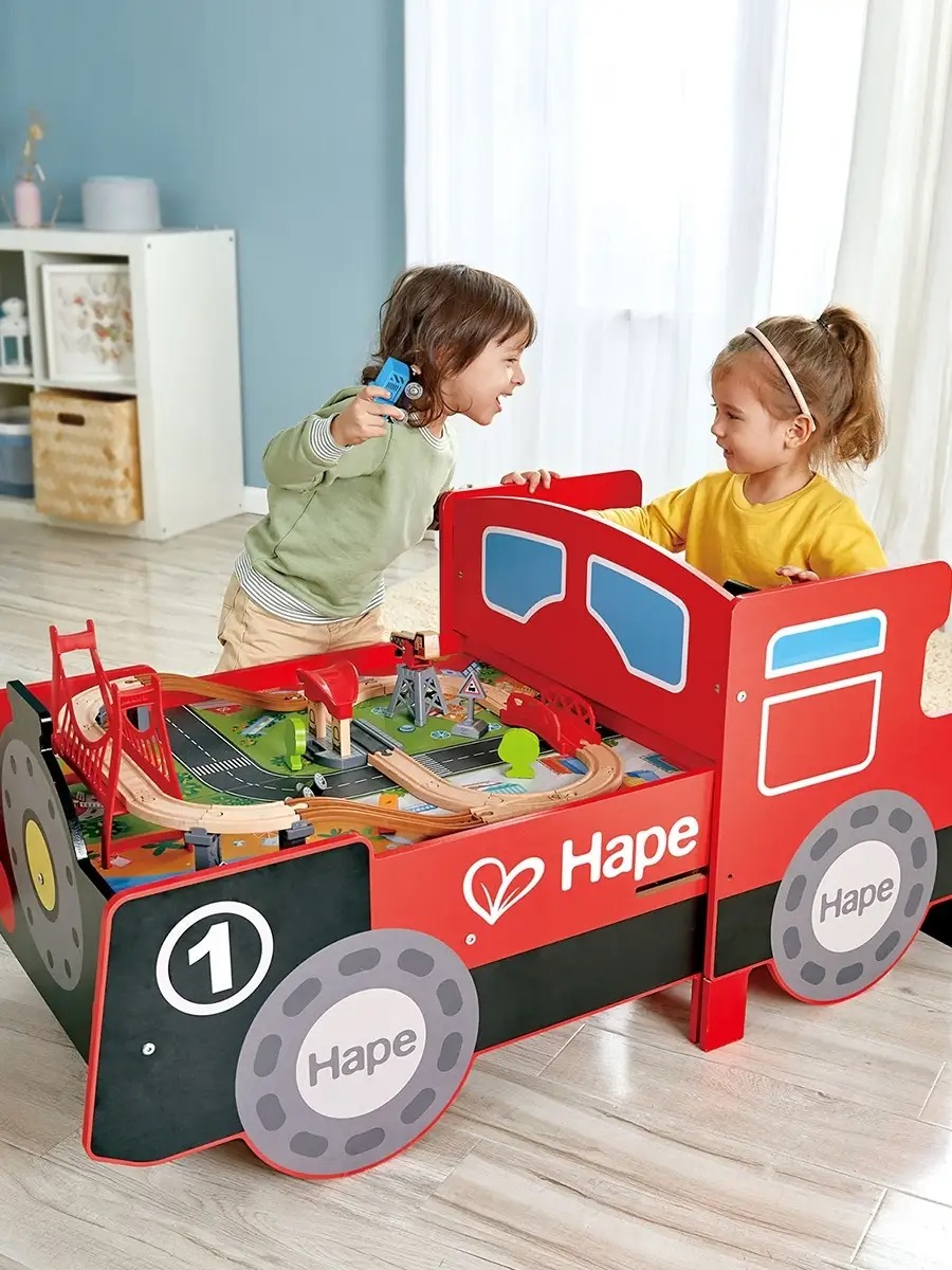 Набор железнодорожный Hape E3769_HP - фото 1