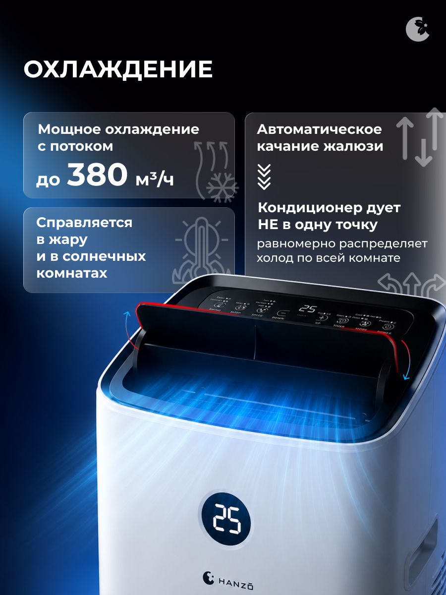 Кондиционер с охлаждением и осушением HANZO AV-4 - фото 2