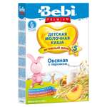 Каша Bebi Premium молочная овсяная с персиком 250г с 5месяцев