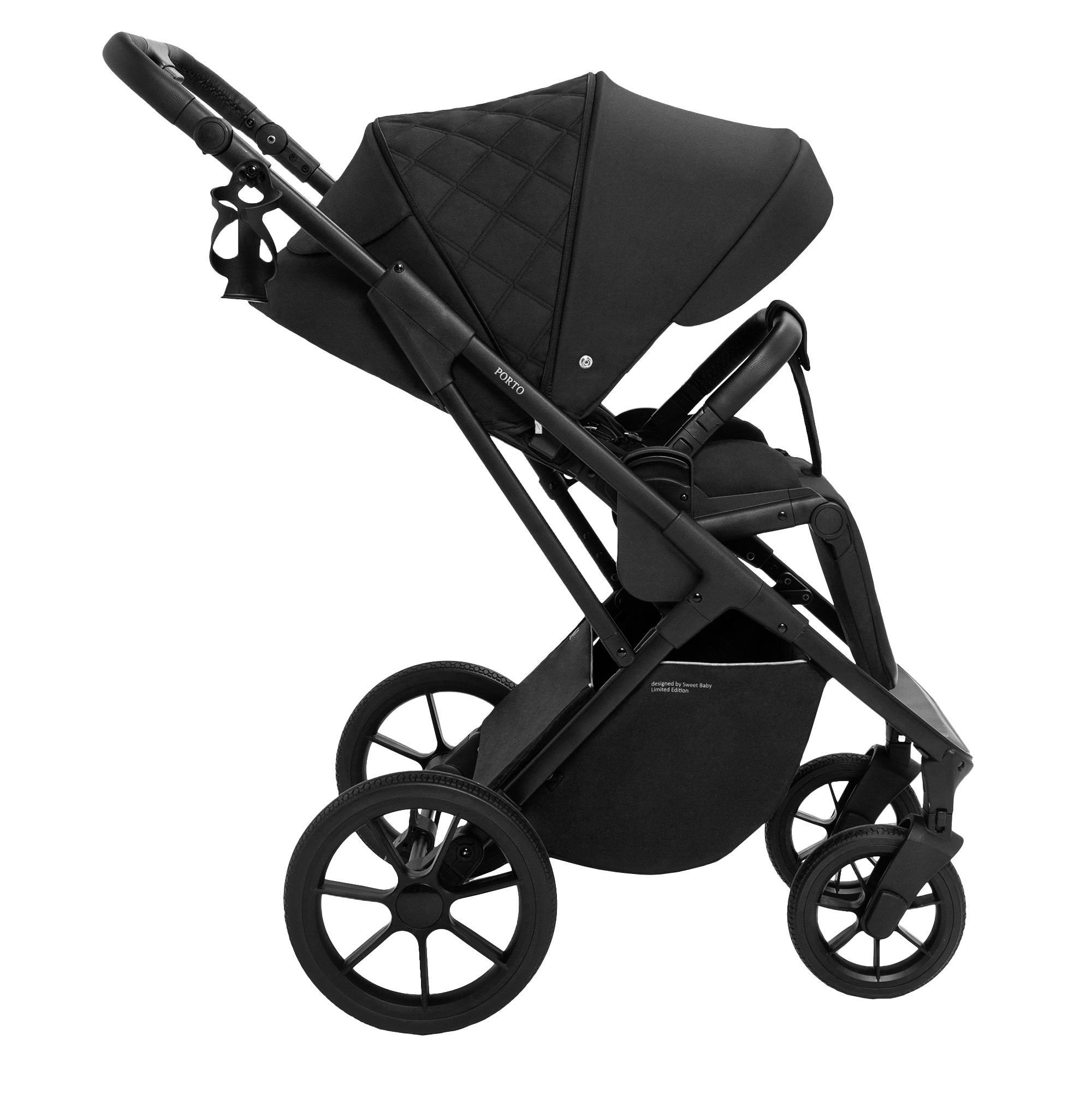 Коляска 2в1 Sweet Baby Porto Black черный - фото 26