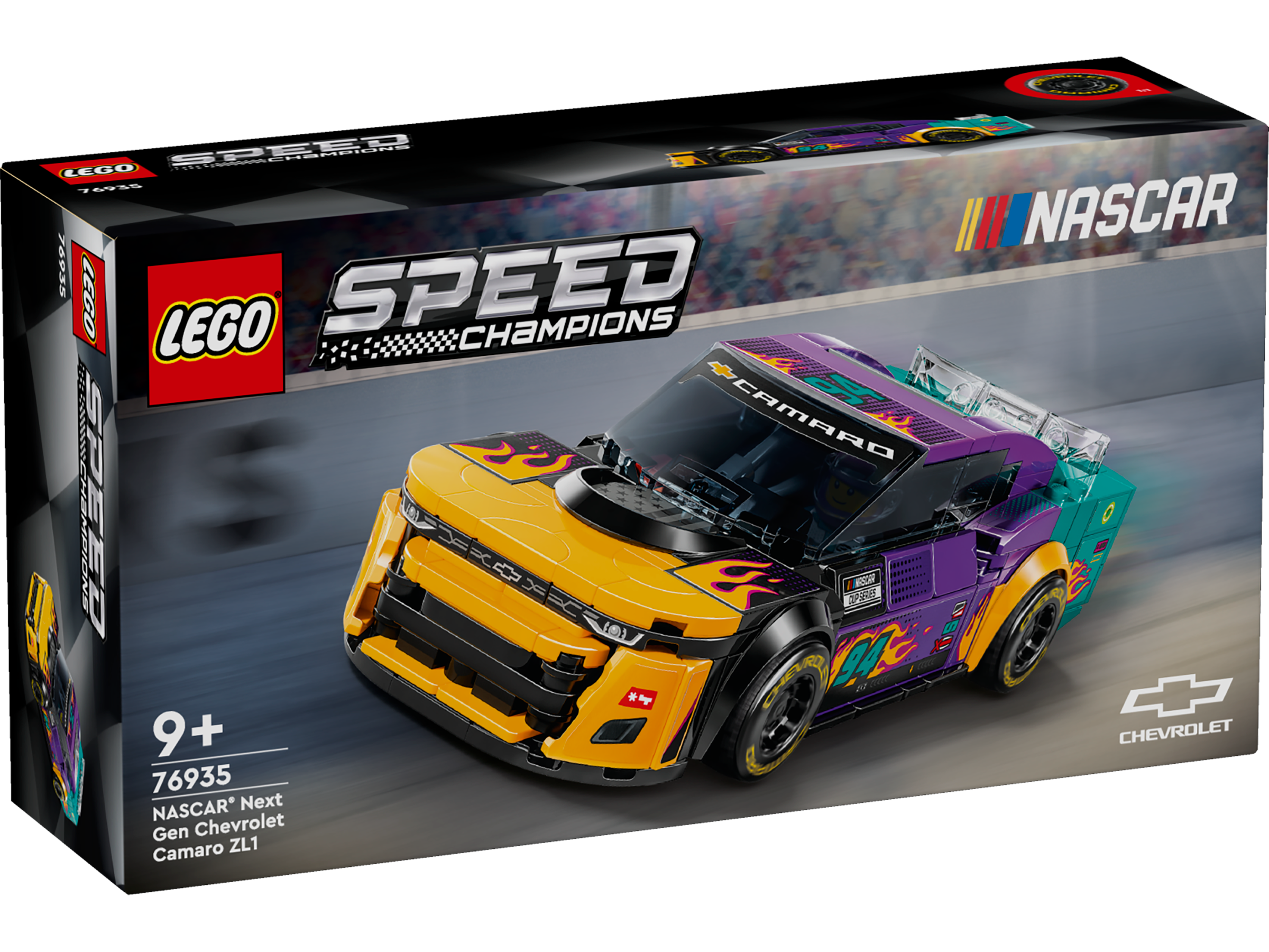 Конструктор LEGO Speed Champions Chevrolet Camaro ZL1 блочный - фото 3