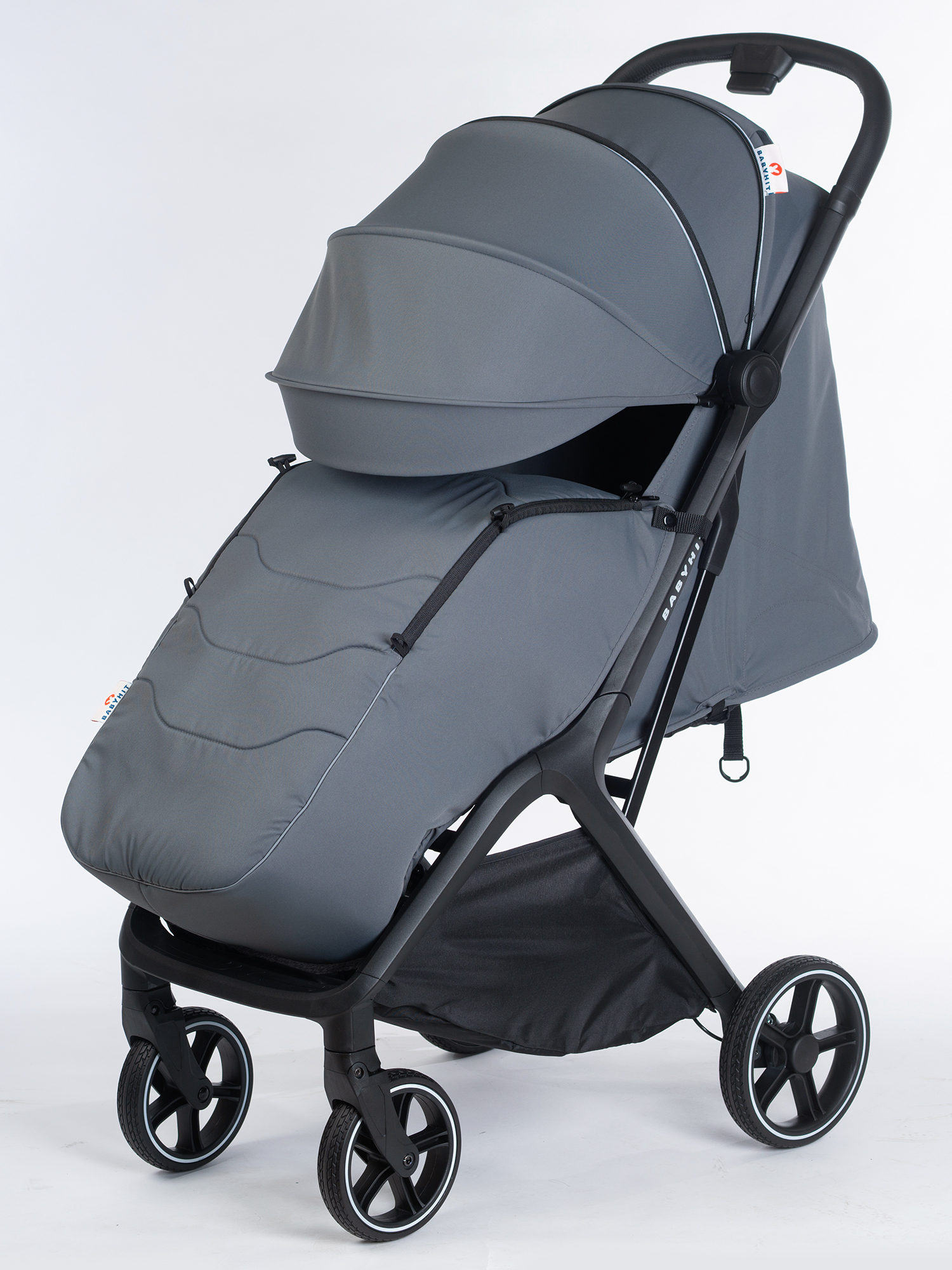 Коляска прогулочная Babyhit Santour серый - фото 2