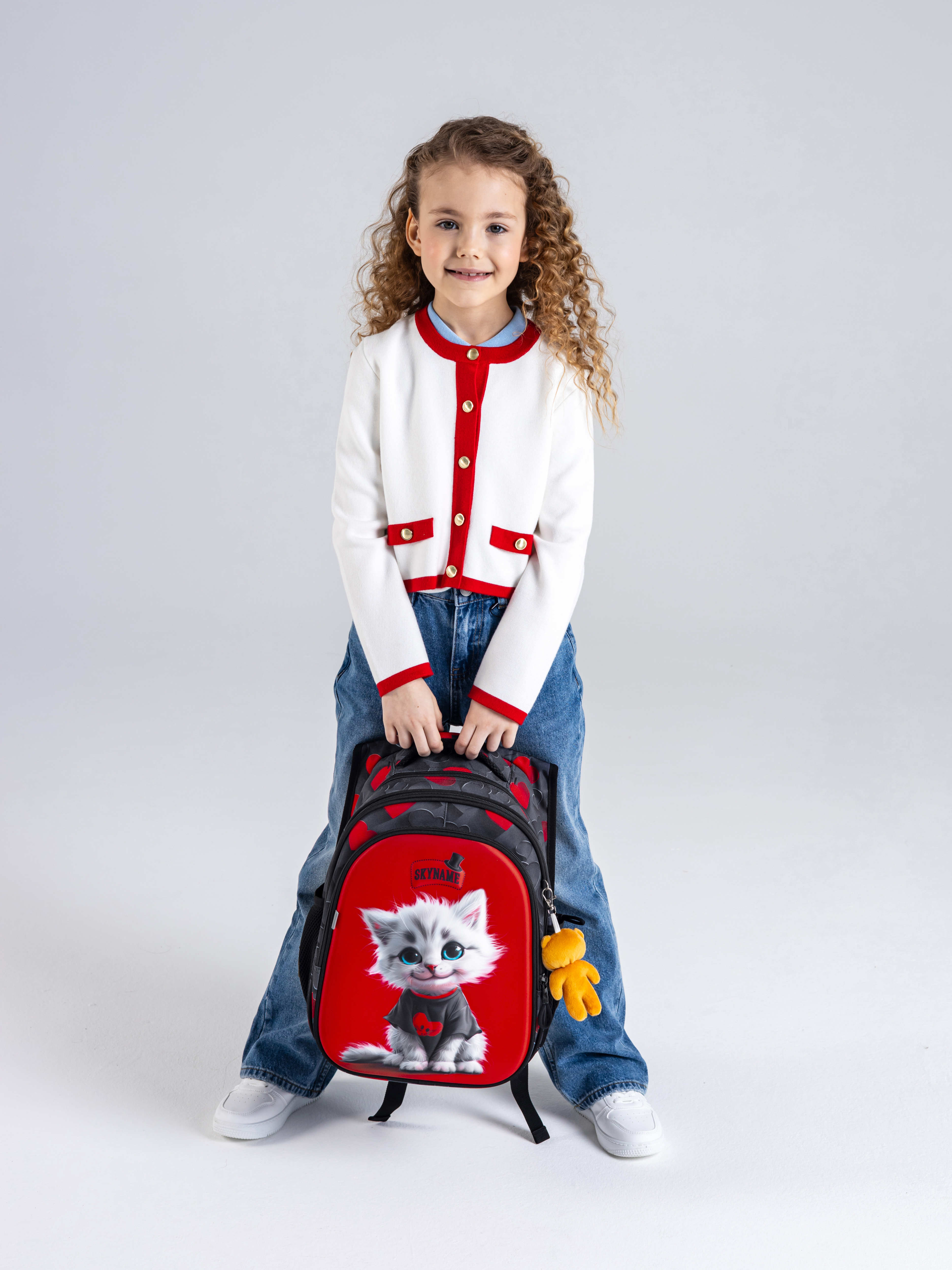 Рюкзак SkyName 1-4 класс, набор 5 в 1 - фото 3