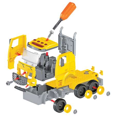 Конструктор Funky Toys Экскаватор сборная игровая модель