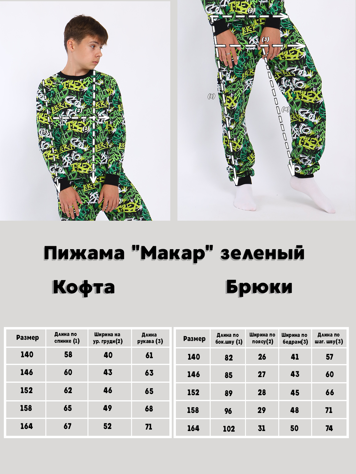 Пижама ЛАДОШКИ пиж Макар - фото 2