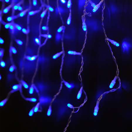 Гирлянда SH Lights Бахрома 100 синих LED 2м