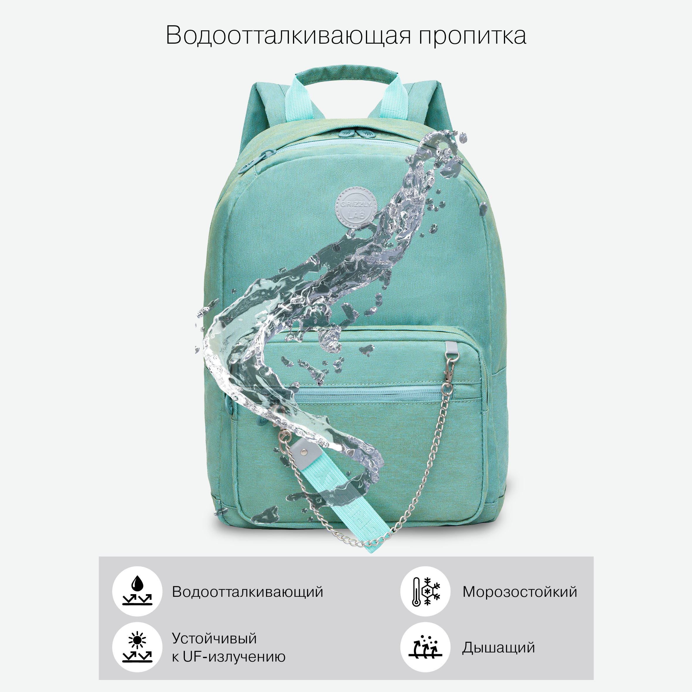 Рюкзак Grizzly для девочки - фото 9