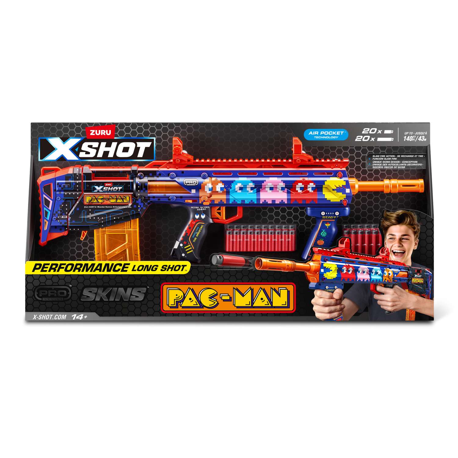 Бластер Zuru XSHOT  Pro Sinister Pacman - фото 13