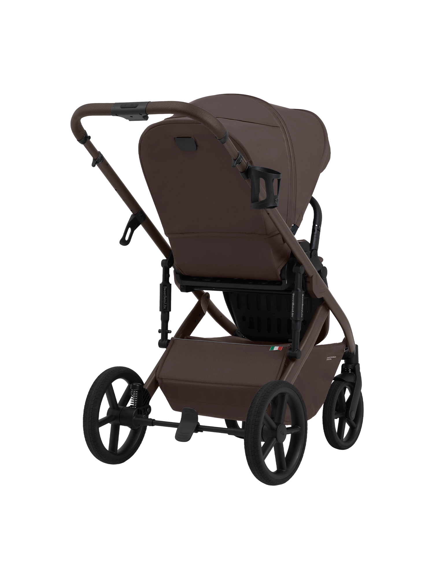 Коляска 2в1 Sweet Baby Dolce Chocolate Brown коричневый - фото 39