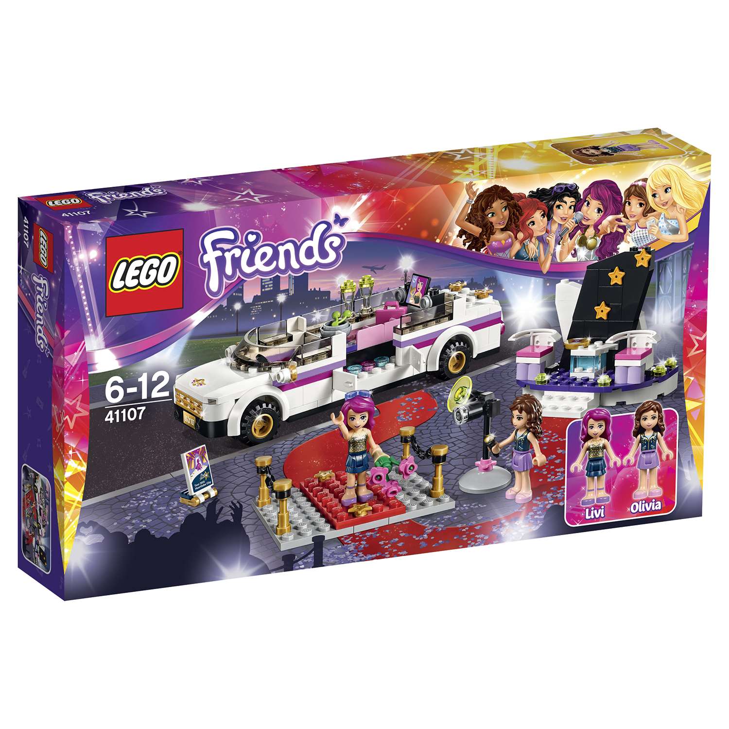 Конструктор LEGO Friends Поп звезда: лимузин блочный - фото 2