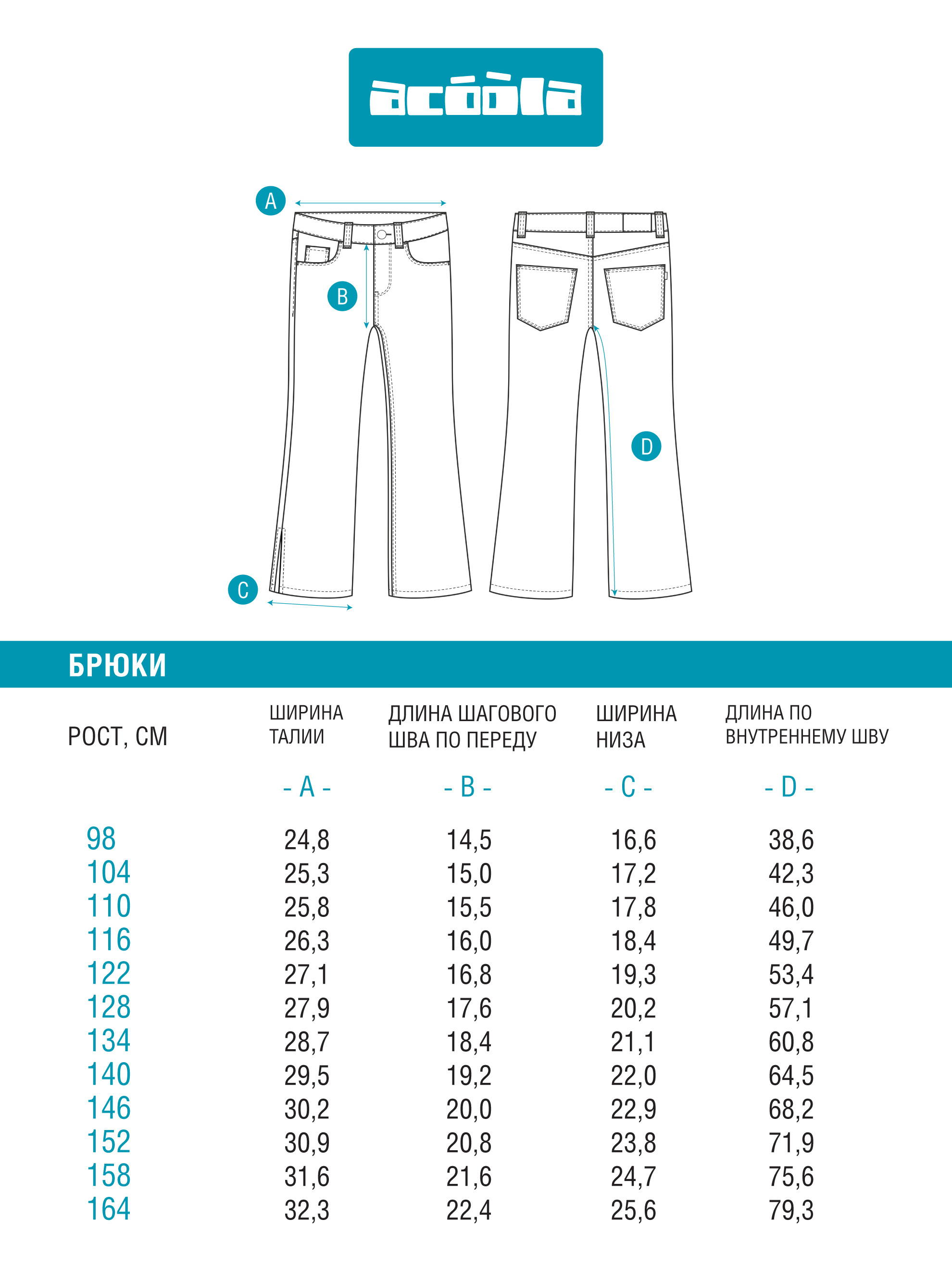 Джинсы Acoola 20230440040_0084561 - фото 9