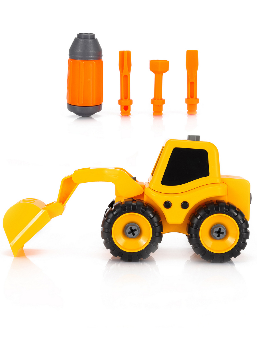 Игровой набор Bebelot Колёсный экскаватор BEB1602-100 - фото 1