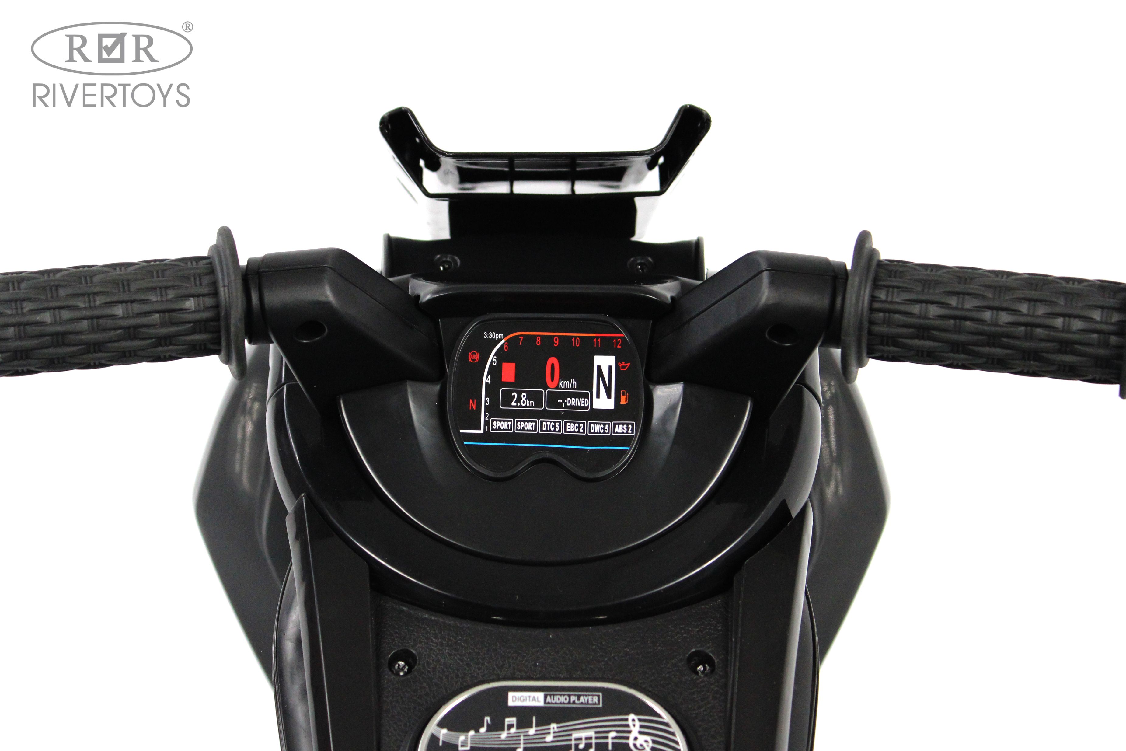 Электромобиль RIVERTOYS K333PX-BLACK - фото 17