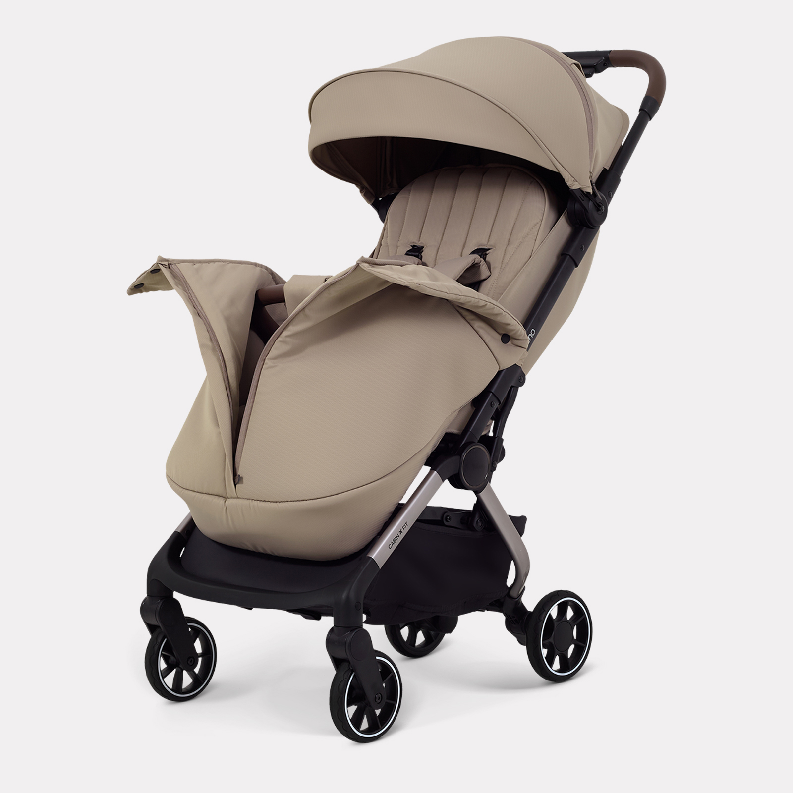 Коляска прогулочная Rant Zeno бежевый - фото 4