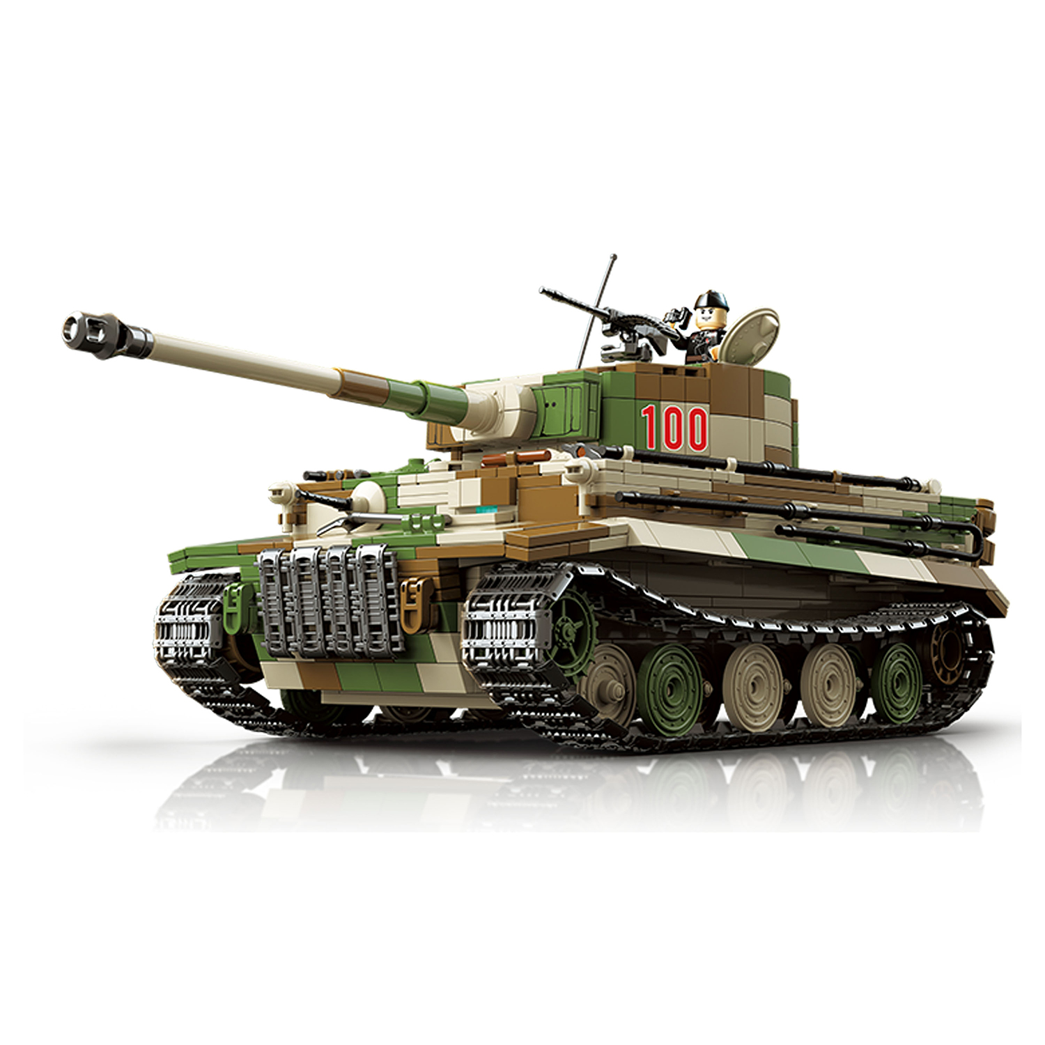 Конструктор Yiwu Yofun Trading Co Танк Тигр 2276 дет. - фото 1