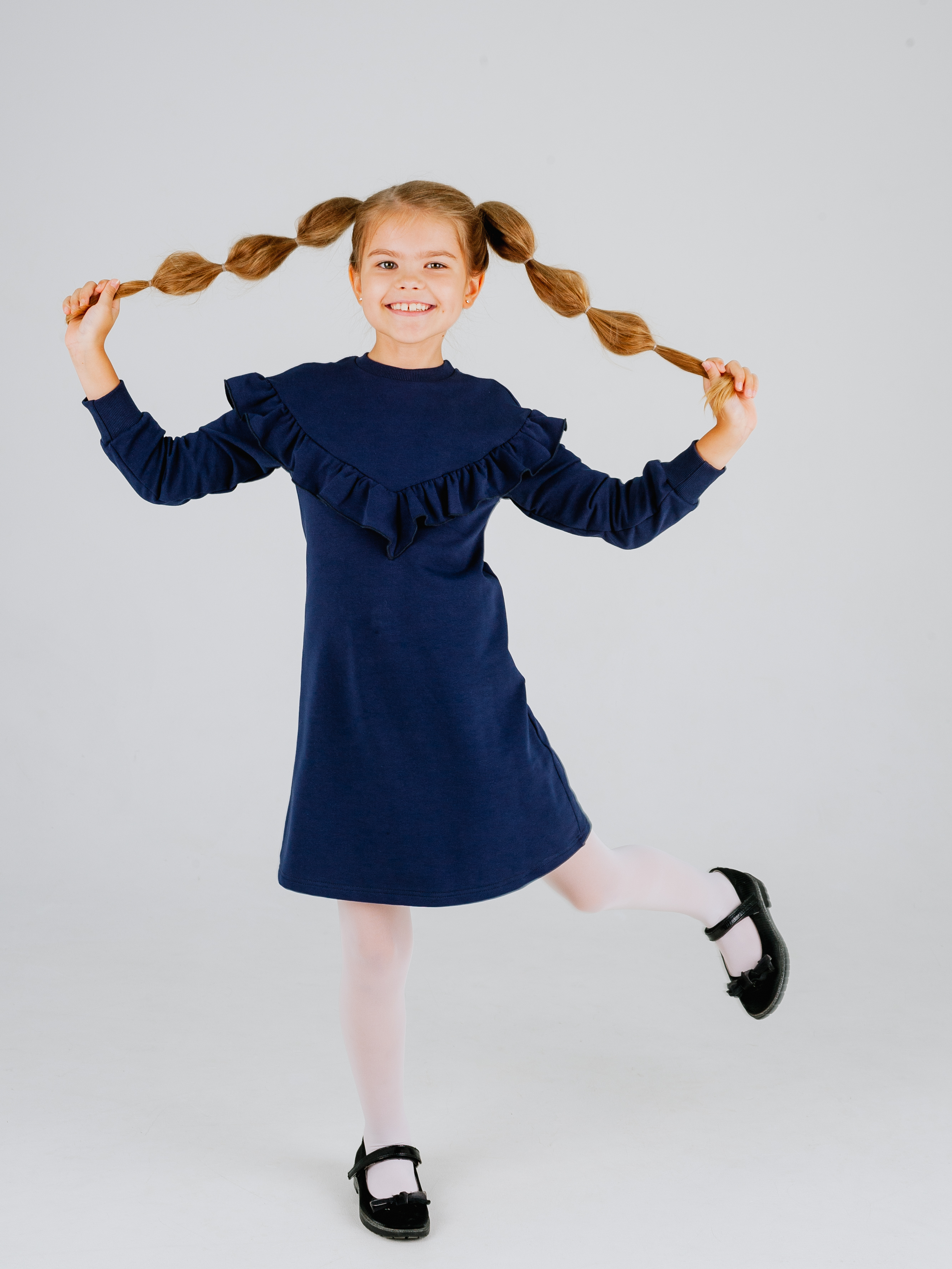 Платье MiloTa ПФ03/темно-синий - фото 3