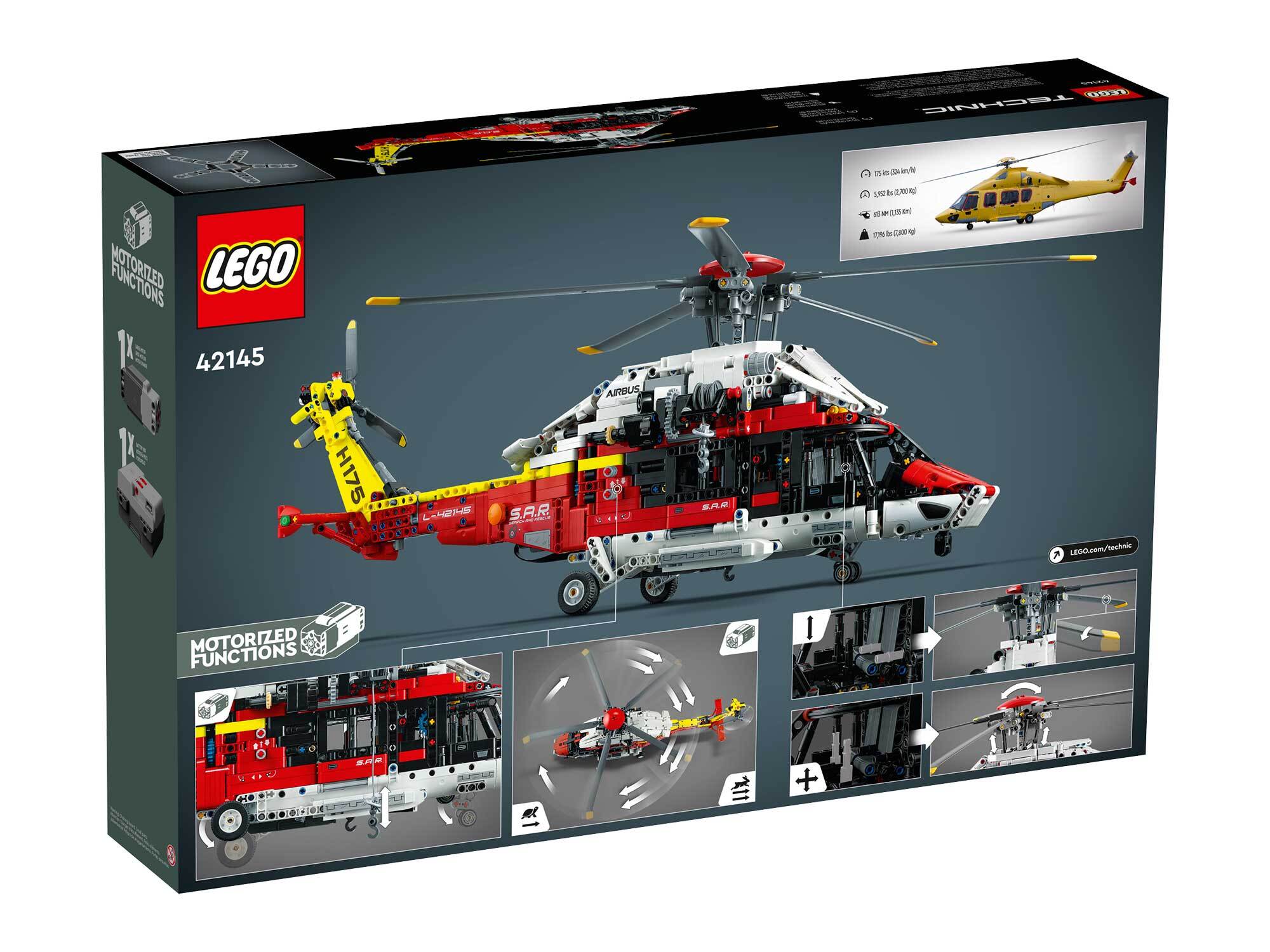Конструктор LEGO Technic Спасательный вертолет Airbus блочный - фото 1