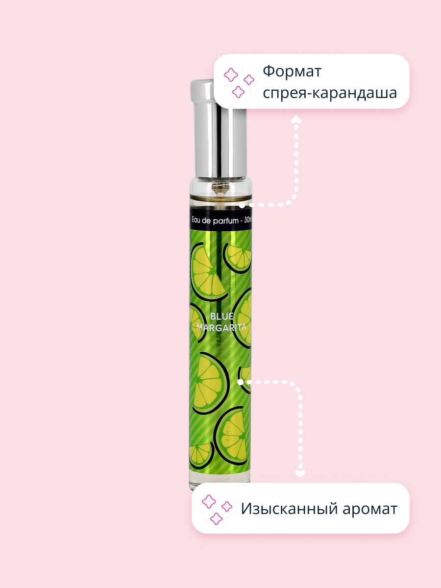 Парфюмерная вода BESTIES Perfume spray blue margarita 30 мл - фото 3