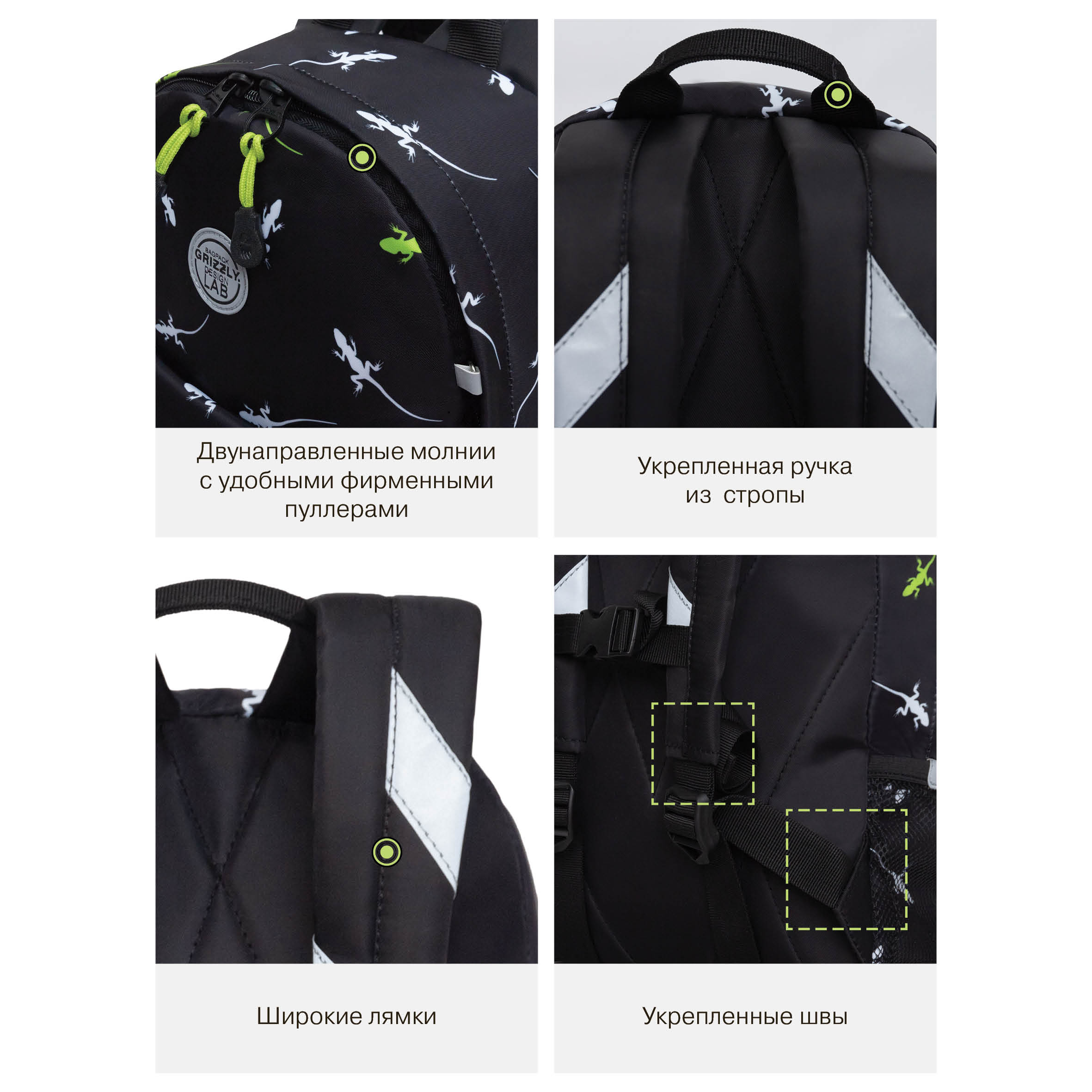 Рюкзак дошкольный Grizzly детский - фото 13