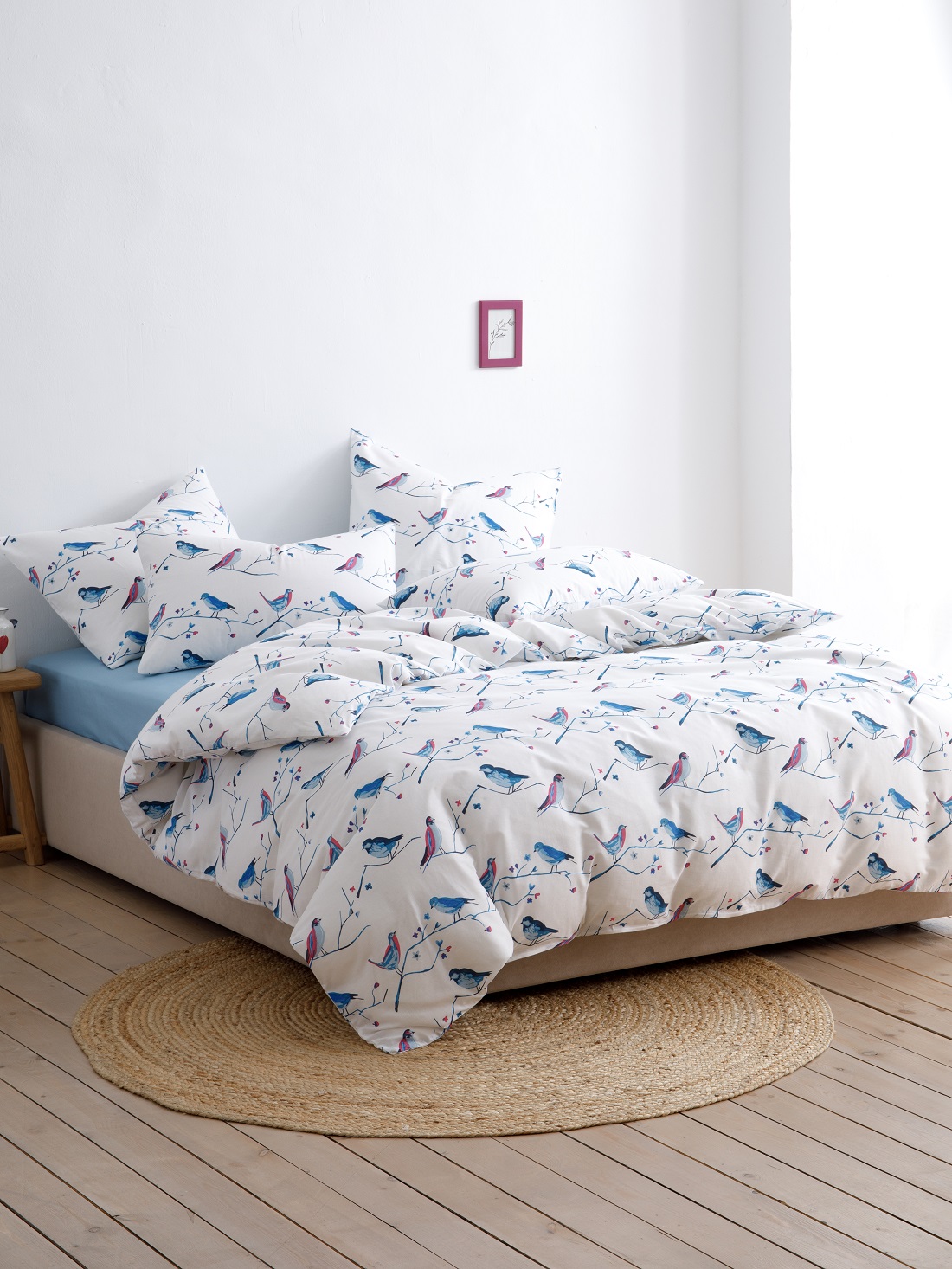 Комплект постельного белья Ночь Нежна Birds двуспальный 4 предм. - фото 3