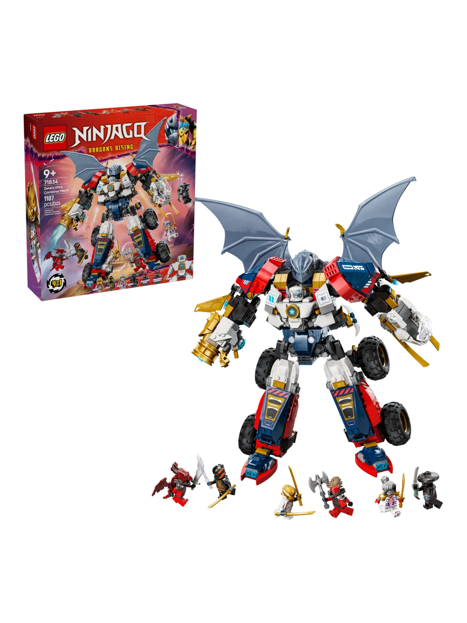 Конструктор LEGO NINJAGO Робот Зейна 1187 дет. - фото 2