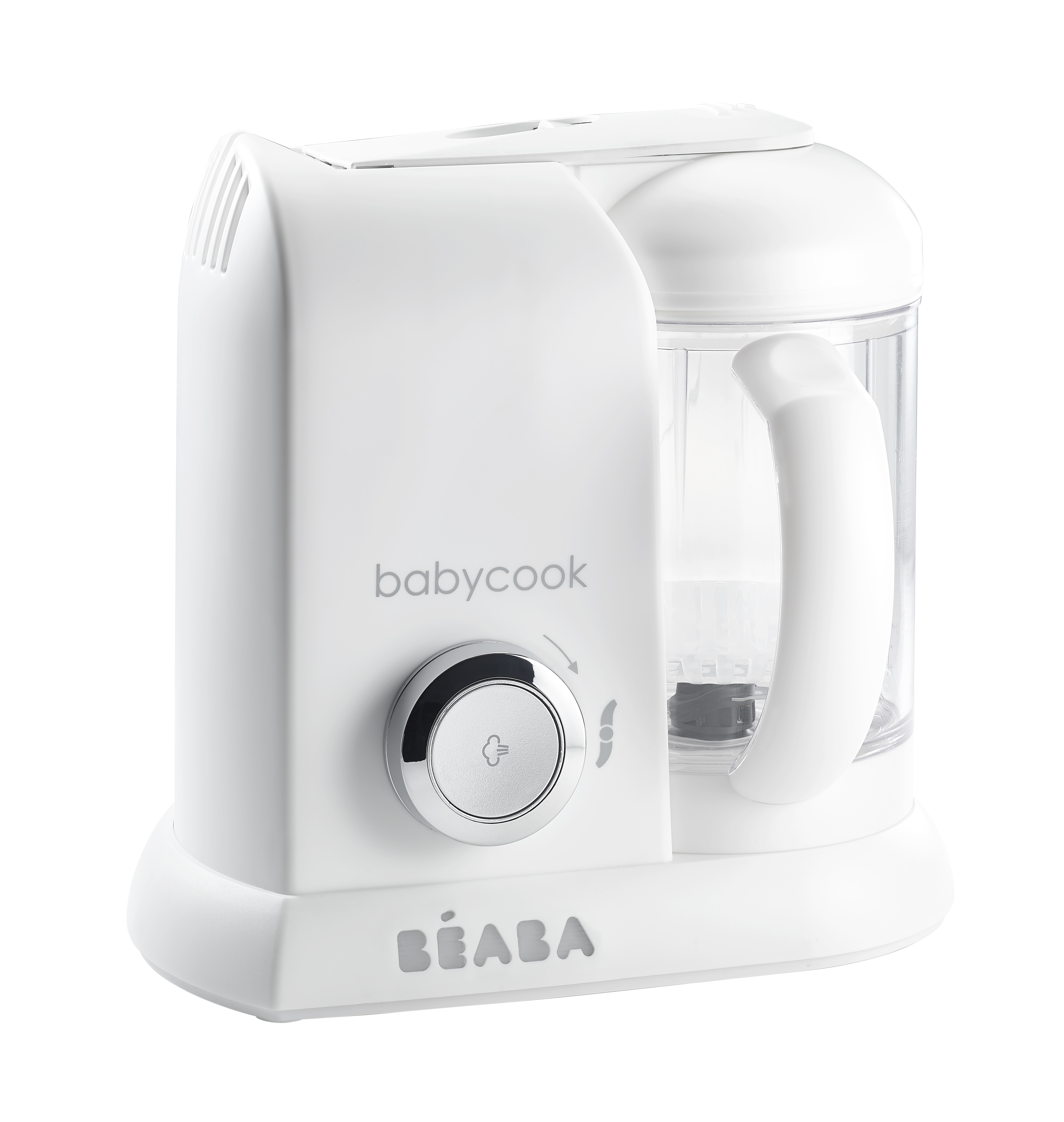 Пароварка блендер для детского питания BEABA Babycook Solo белый - фото 1