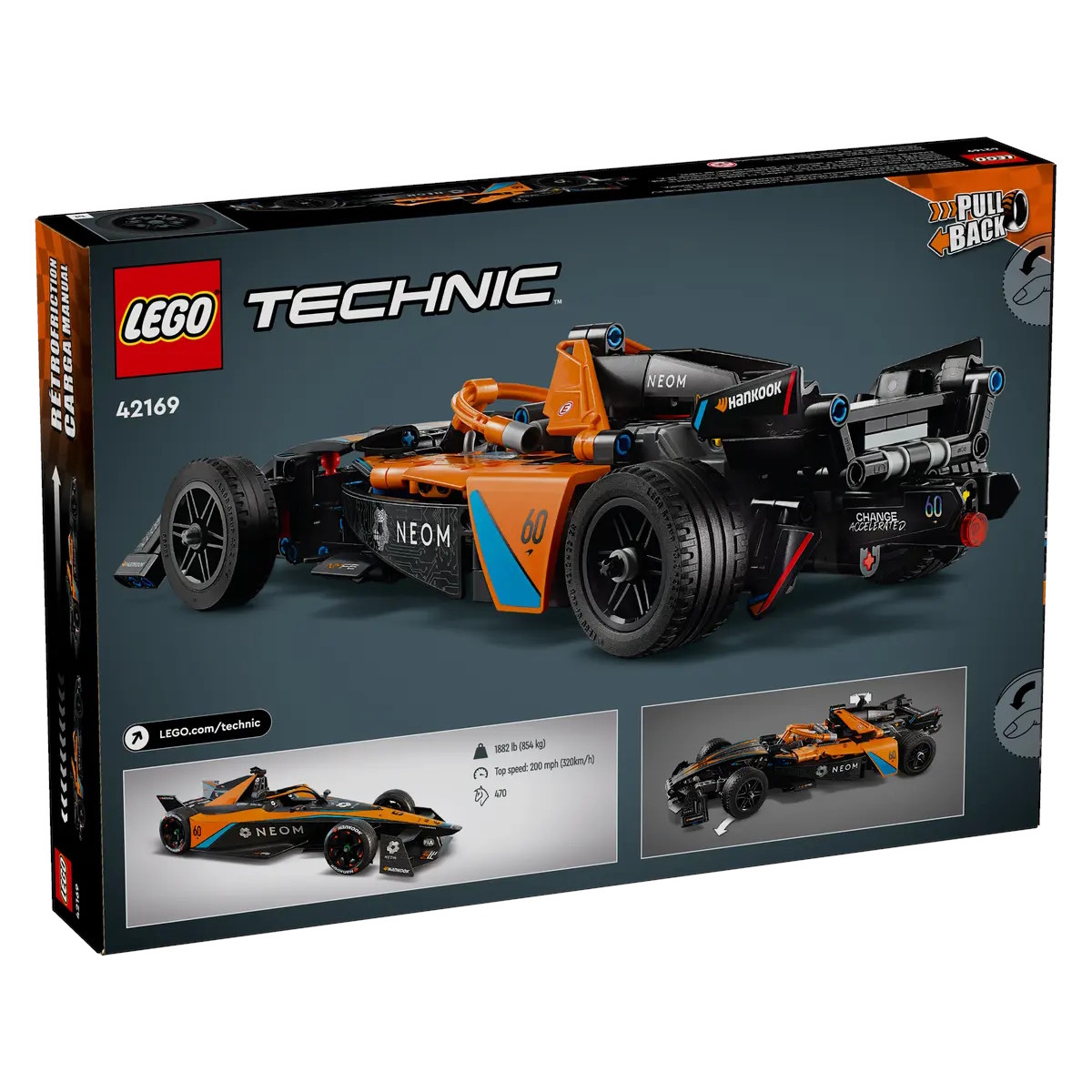 Конструктор LEGO Technic McLaren Formula E Race Car - фото 7
