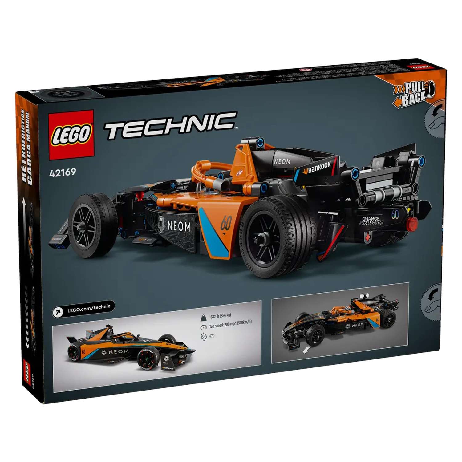Конструктор LEGO Technic McLaren Formula E Race Car блочный - фото 7