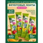 Фруктовые ленты Правильные сладости Пастилки лента микс натуральные без сахара 30 шт по 15 г